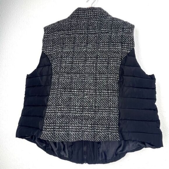 Ruff Hewn Puffer Vest With Sweater Top cool Ruffhewn black jacket plus 3X. - Picture 5 of 8